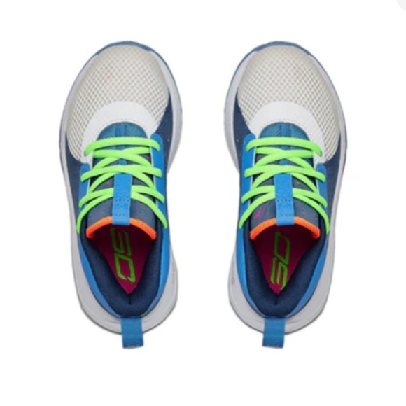 Under Armour PS Curry 7 SUPER SOAKER (3022114-404), size 2y - Picture 4 of 10